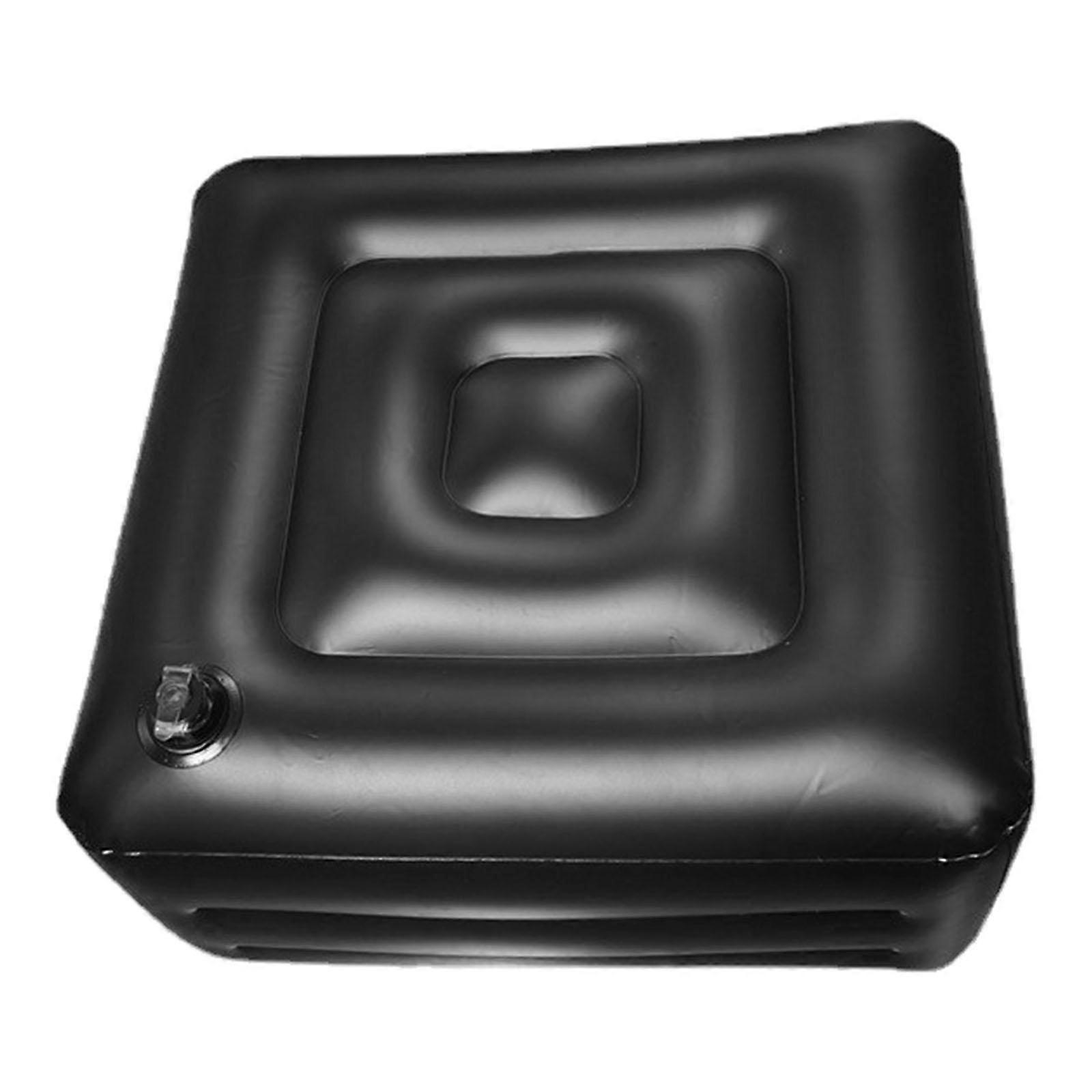 Inflatable Square Stool Chair Stool Adjustable Height Cushion for Bedroom