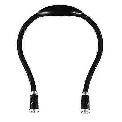 Led Neck Reading Light Book Light For Reading In Bed 6 Brightness Levels Bendable Arms Rechargeable