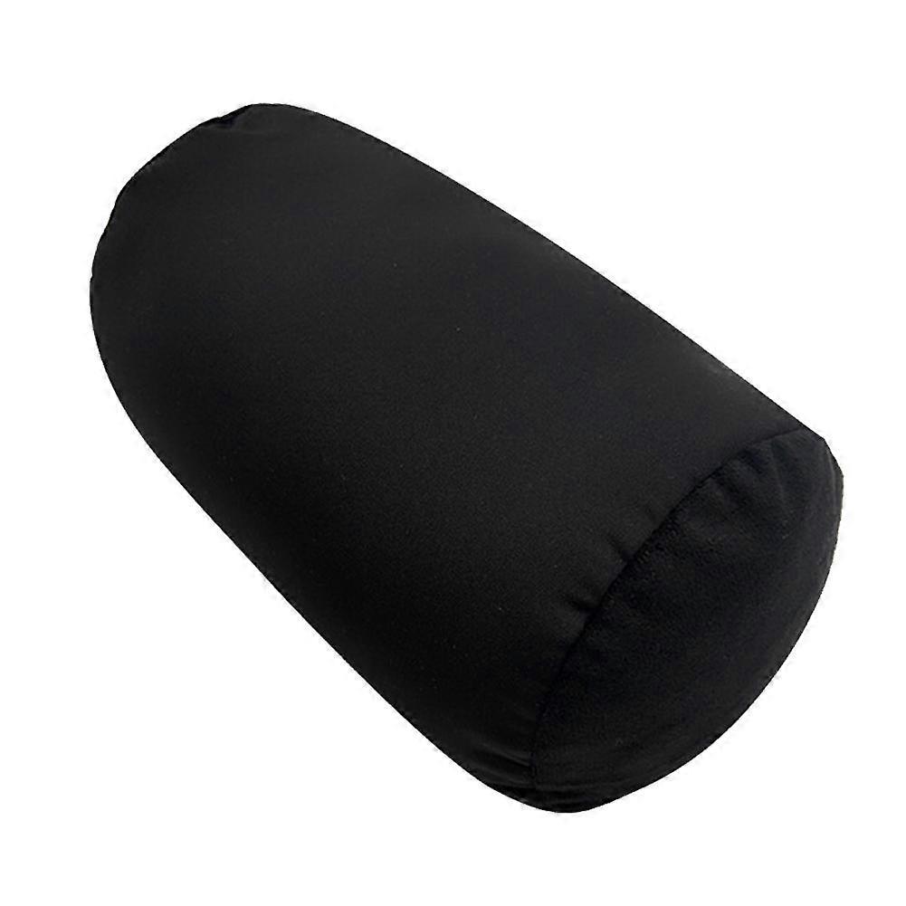 Solid Color Long Round Neck Pillow Washable Cylindrical Maternity Pillow Foam Particle Cushion Bedroom Room Household Textile