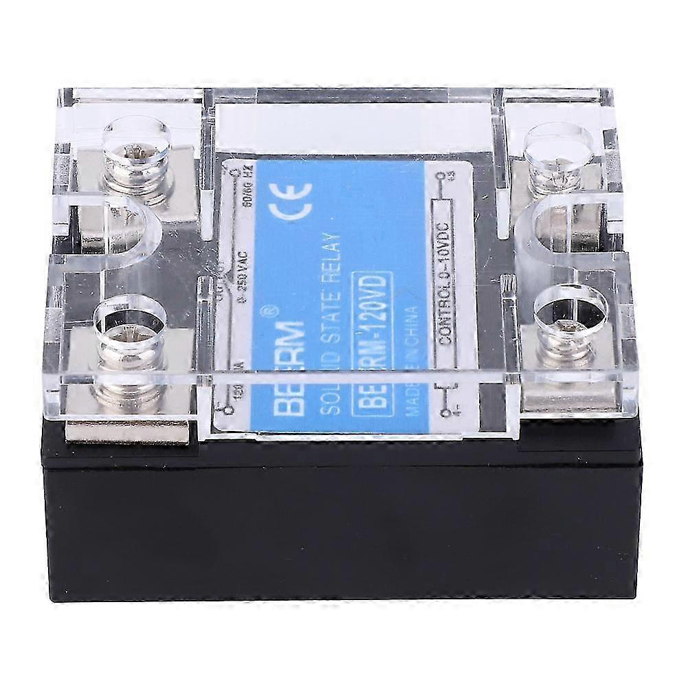 BERM Solid State Relay Single Phase with High Performance Optocoupler Control 0-10VDC Load 0-250VAC(BERM-120VD )