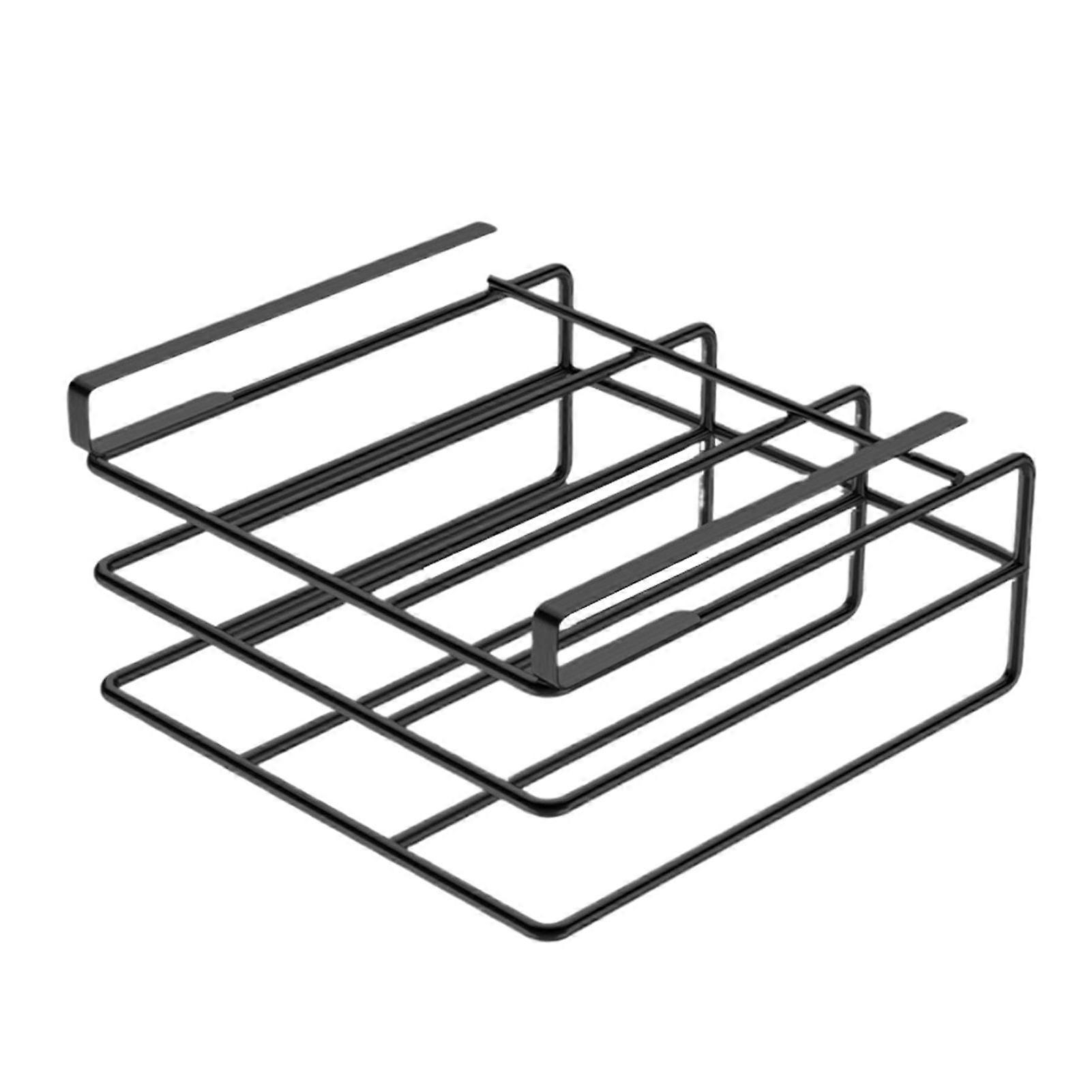 Under-Cabinet Cutting Board Holder Cookware Organizer Strong Load-bearing Easy to Install Pot Lid Holder Storage Shelf