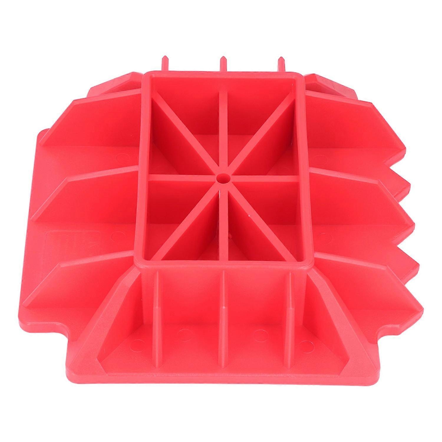 Jack Alleviate Base Pad Hard Nylon Red Serrated Replacement for XTREME OffRoad Rescue