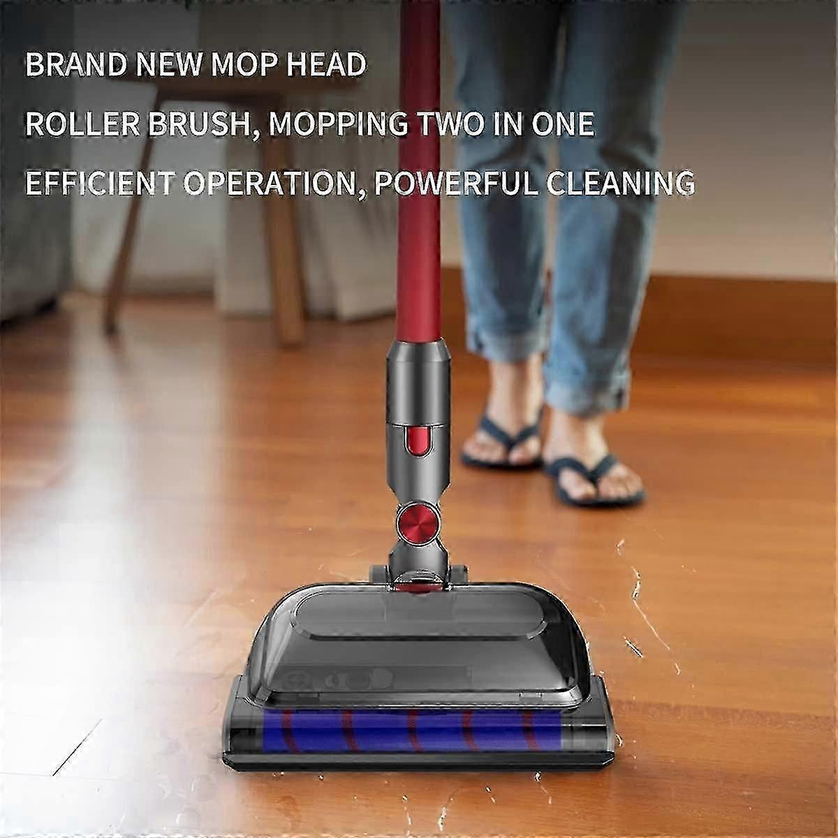 Electric Wet Dry Mopping Head For V15 V7 V10 V11 Vacuum Replaceable Parts With Water Tank Mop Pads