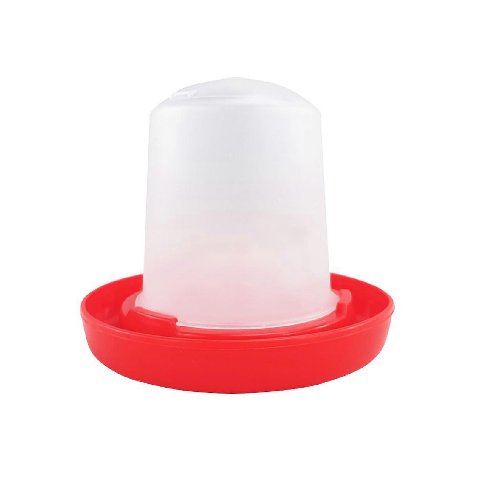 Baby Chick Feeder Waterer Kit for Poultry Feeding for Up to 6 Chicks Safe Plastic Easy to Clean Practical for Brooder