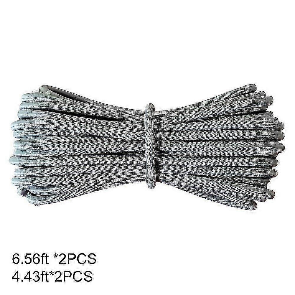 4 Elastic Cords for Zero Gravity Chairs, Garden Sun Lounger Recliner Straps (4-Pack)