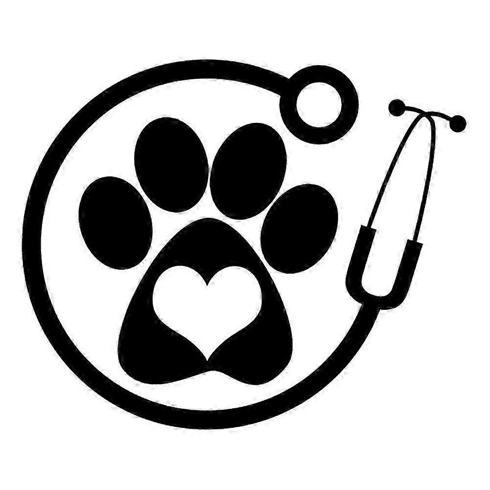 Veterinarian Car Sticker Decals: Reflective Scratch Coverage for Vehicle Decoration