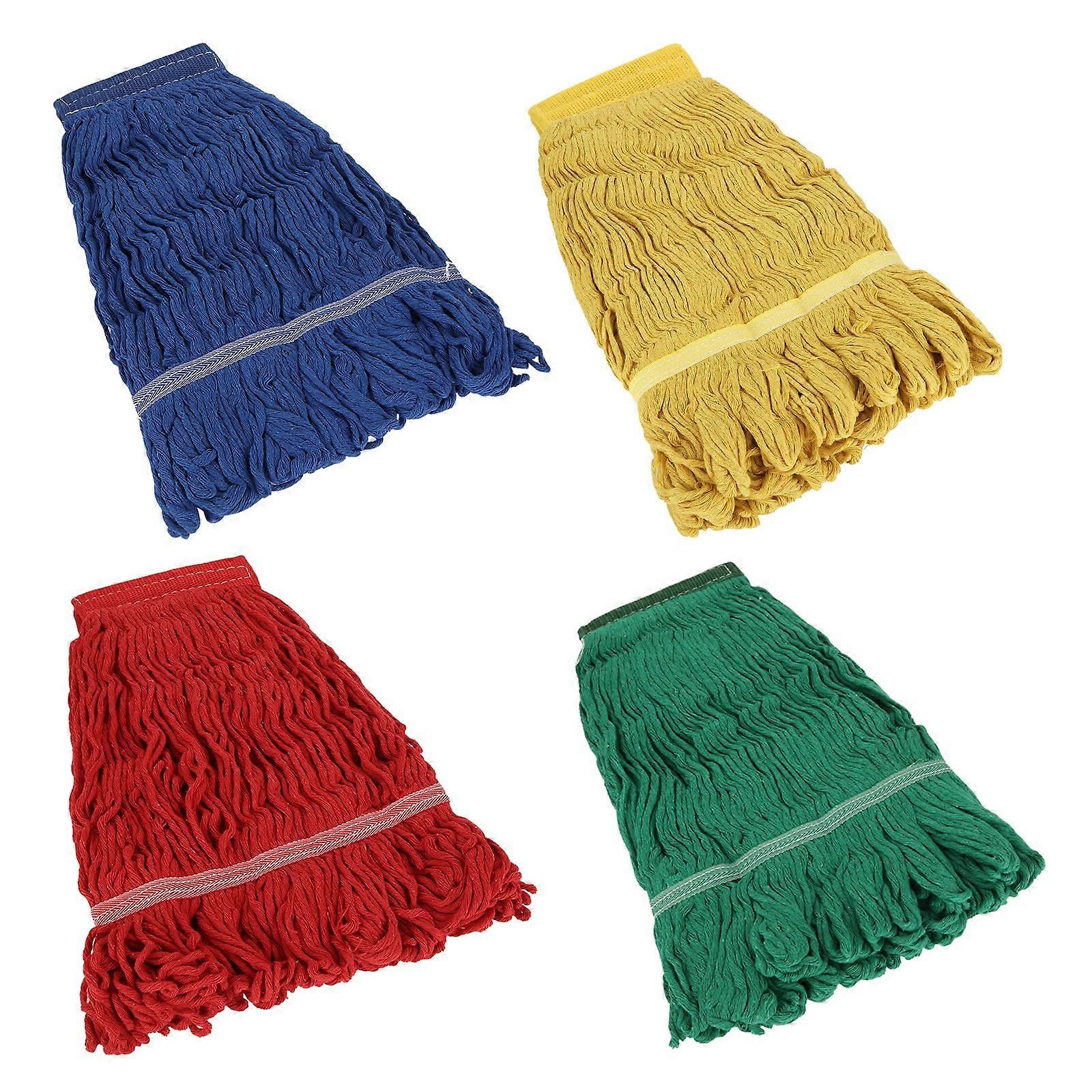 4 Pcs Commercial Mop Head for Home Industrial Use