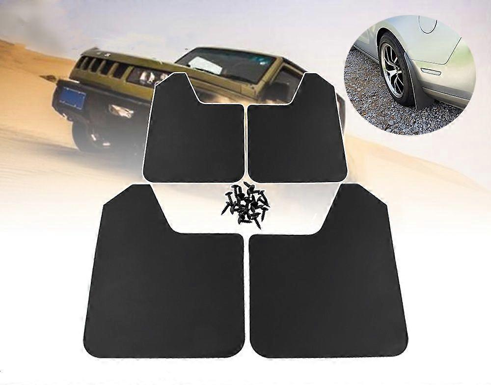 Car fender splashback compatible with pickup trucks SUV vans generic black