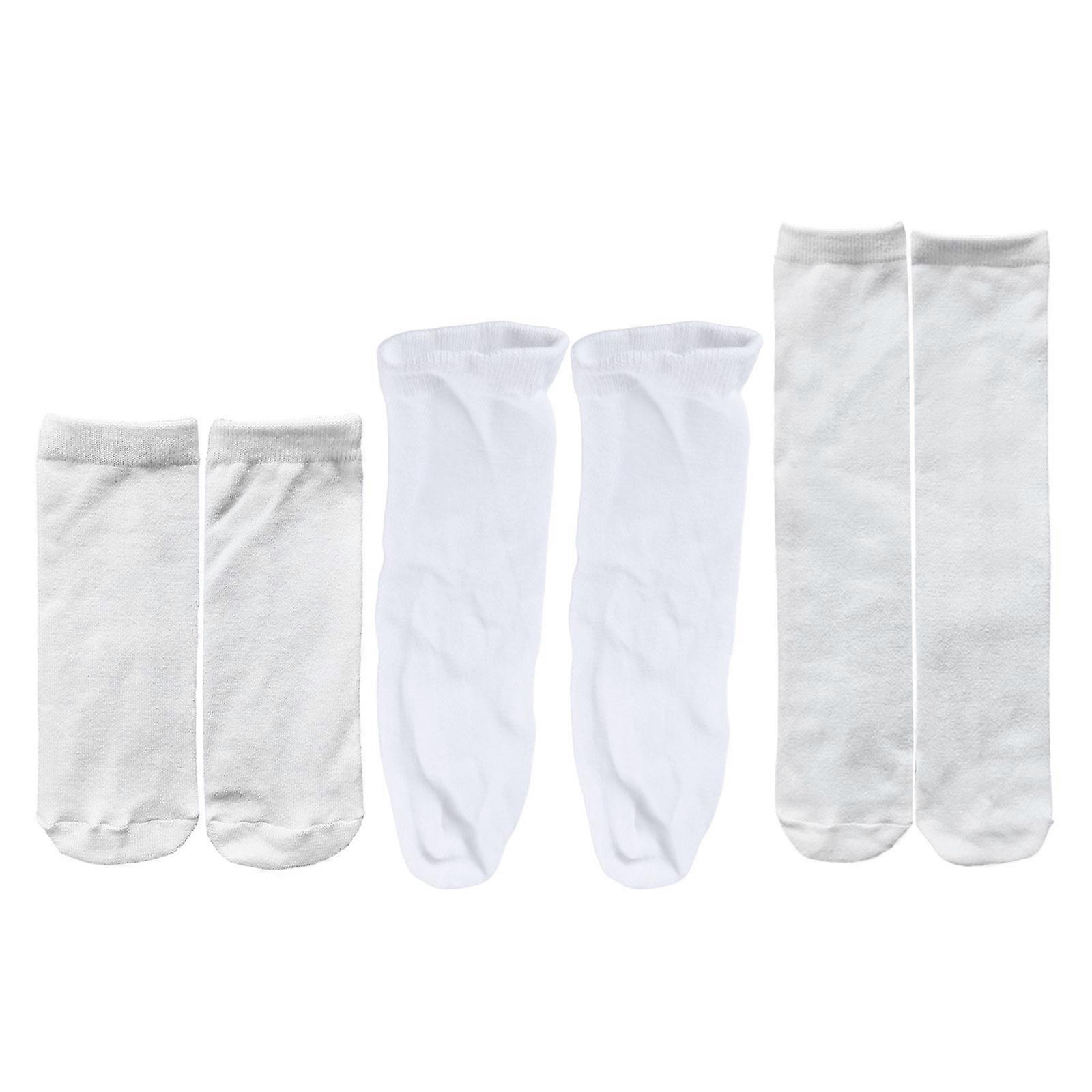 5 Pairs/set Dye Sublimation Sock Blank Socks For Sublimation Blank White Sublimation Socks Create Print Your Own Sock 35cm