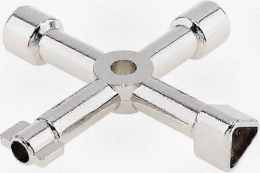 Universal Cross Key for Cabinets - Multi-Purpose Switch Key for Plumbing and Control Systems