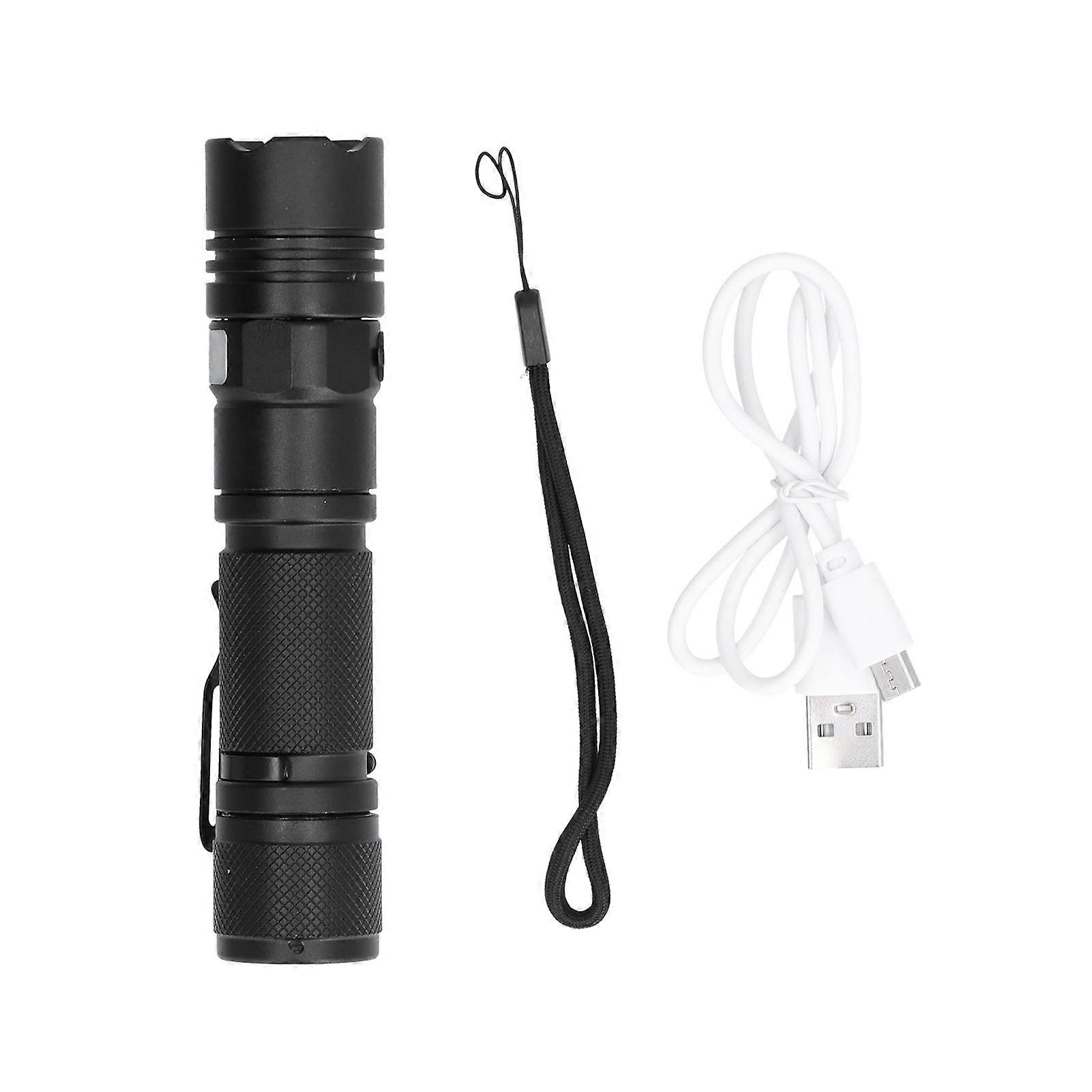 T6 Portable LED Flashlight Mini USB Charging Ultra Bright Flashlight for Outdoor Lighting
