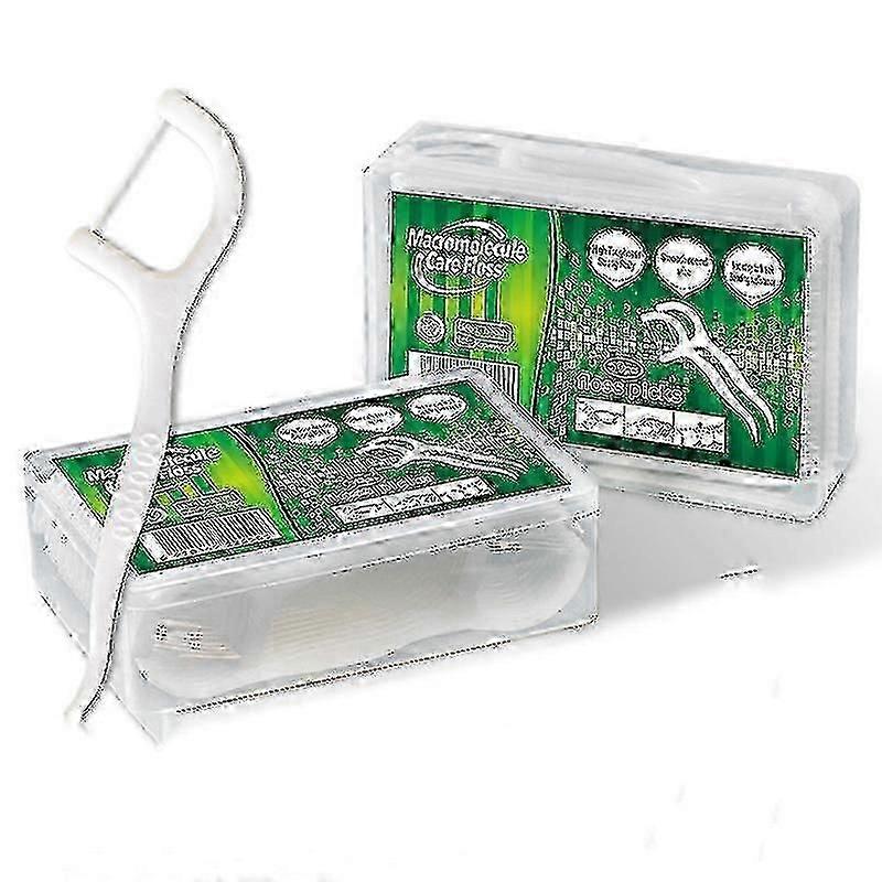 Floss Sticks Dental 100pcs, Triple Clean Advanced Clean Dental Floss Stick, Easy And Simple To Use Tooth Floss Picks, Keeps Your Mouth Fresh And Clean