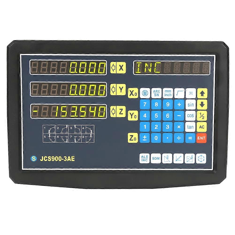 3 Axis Digital Readout DRO with 3Pcs Linear Scale 200/200/400mm