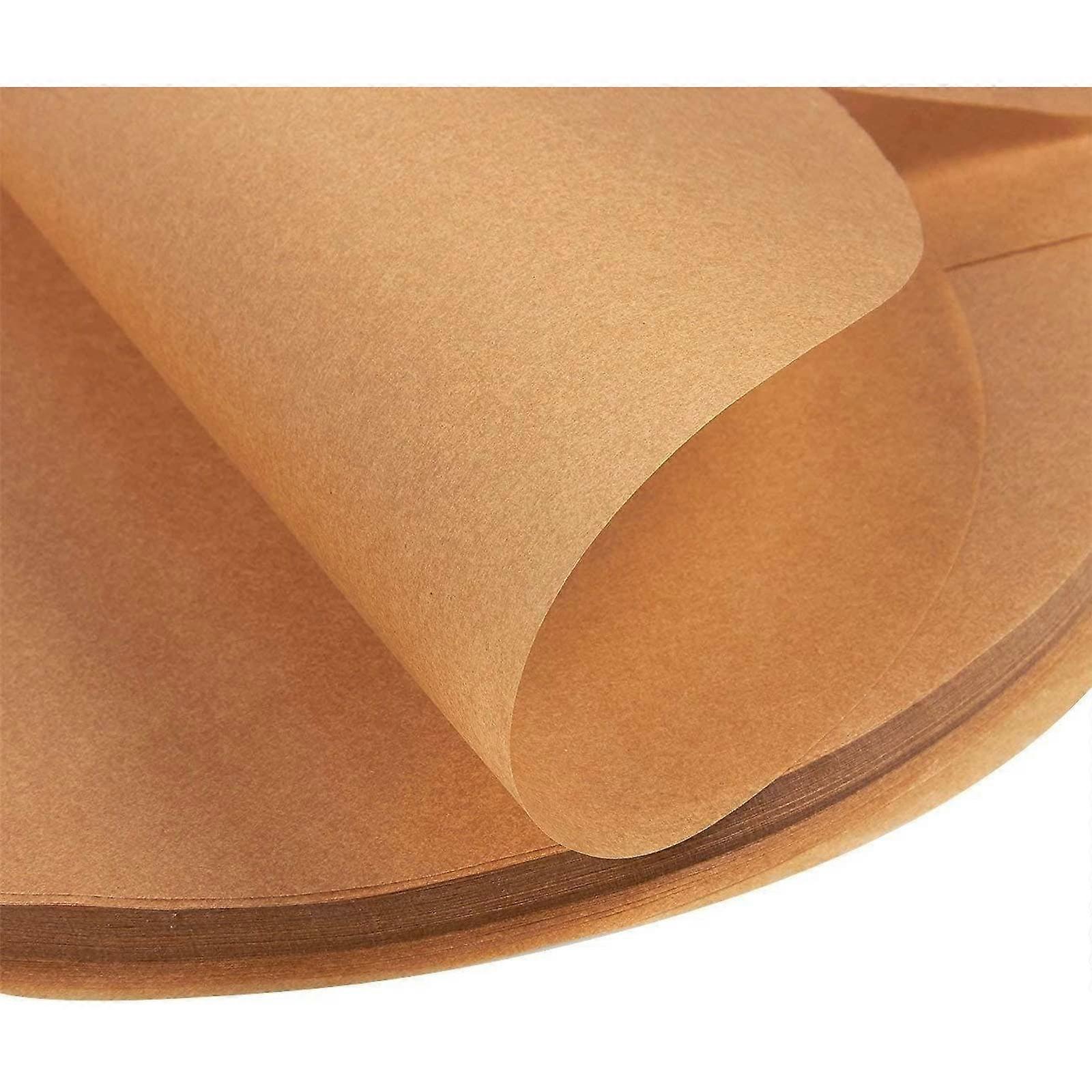 Unbleached Baking Parchment Paper Rounds 9 Inch, 100 Sheets with Easy Lift Tabs for Non-Stick Baking and Cooking