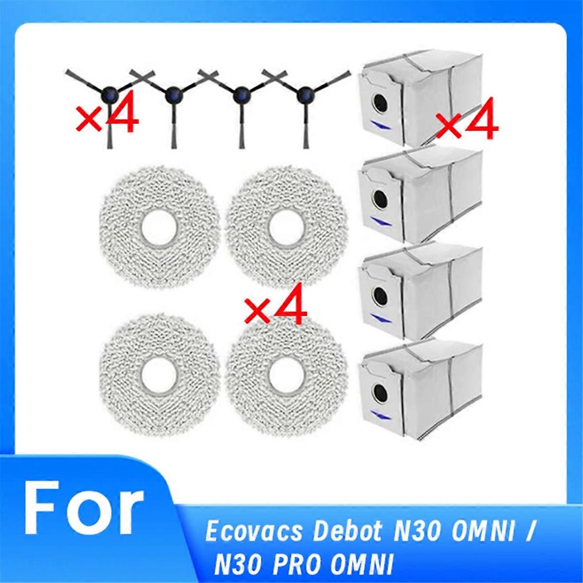 12 Pcs for Ecovacs Vacuum Cleaner Replacement Brush Kit