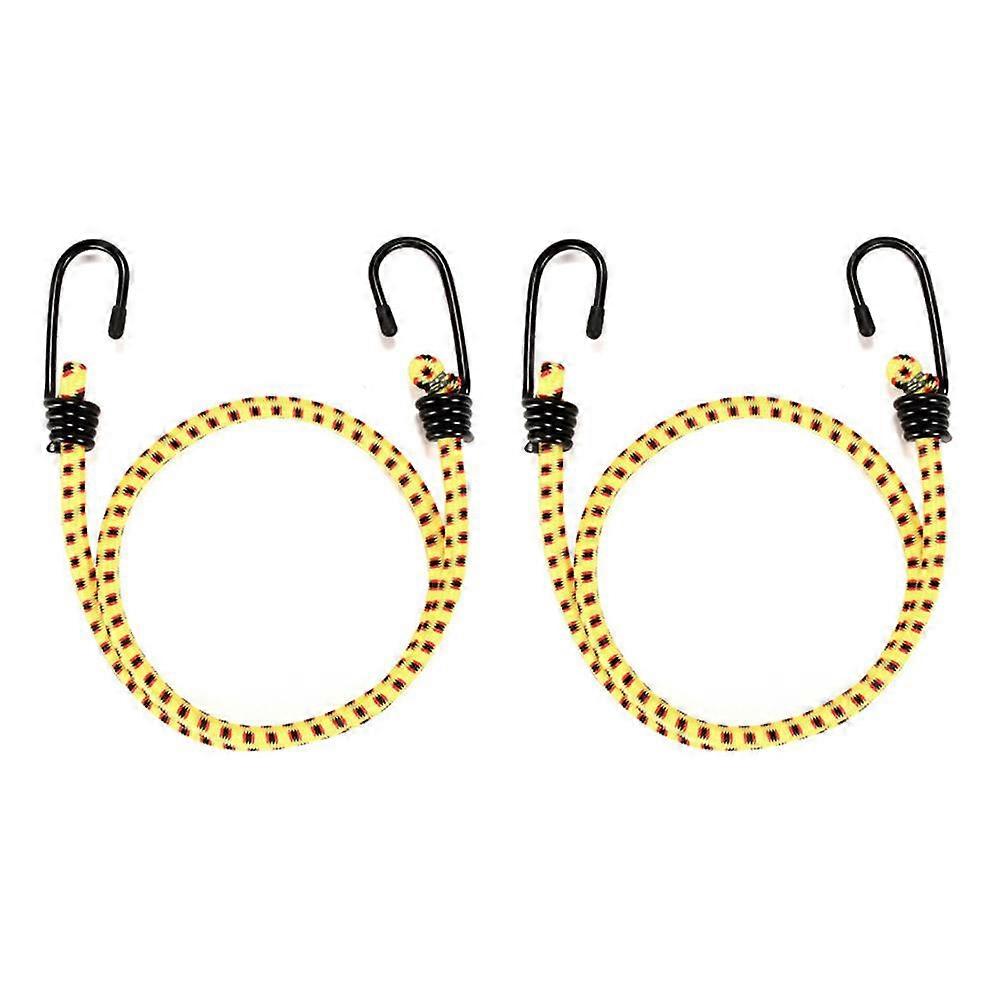 Long Bungee Straps Elastic Bungie Cords Luggage Rope with Carabiner Hook