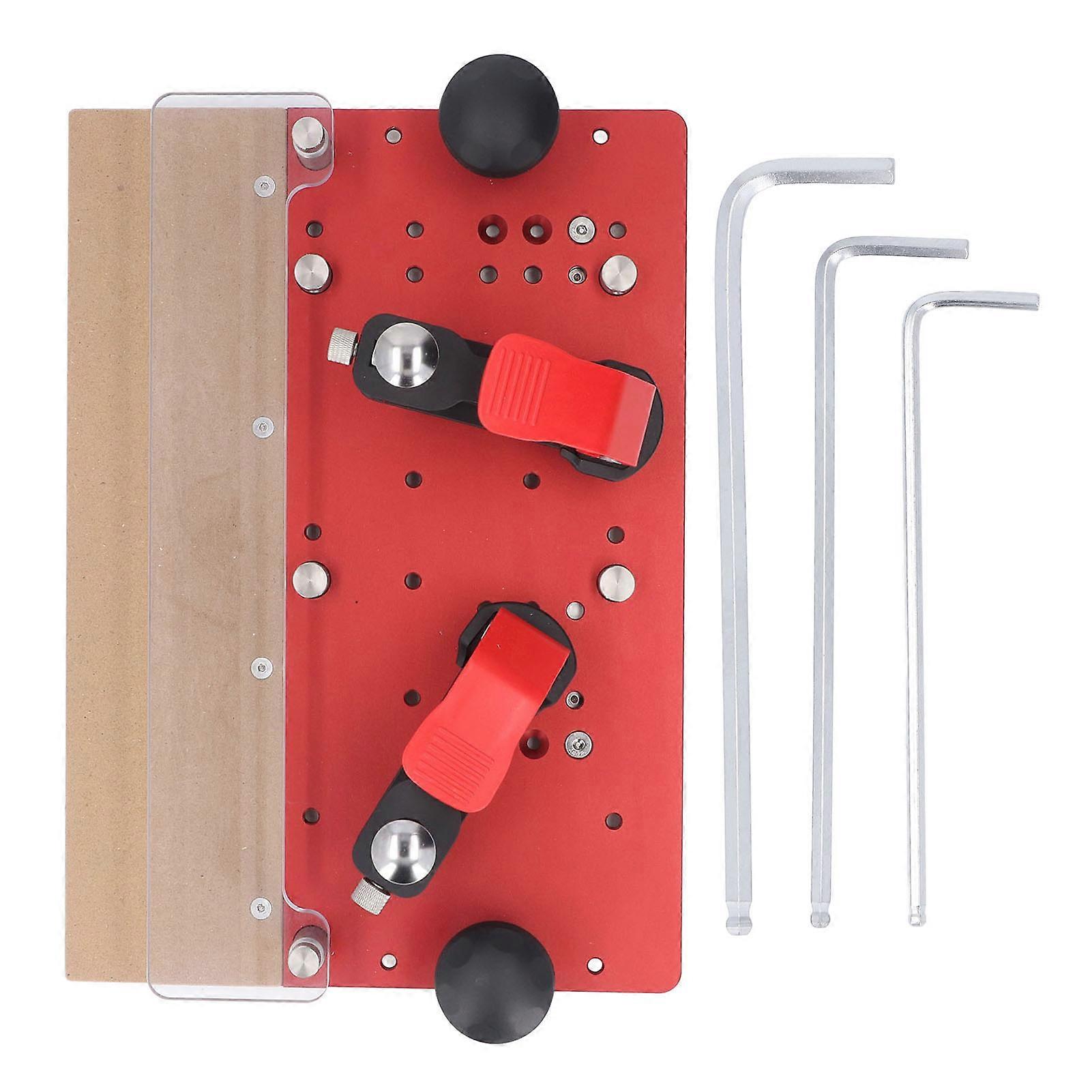 Woodworking Jig 45° 90° Slotting Milling Guide Sliding Fence Inverted Engraving Machine Push Plate for Table Saw Router