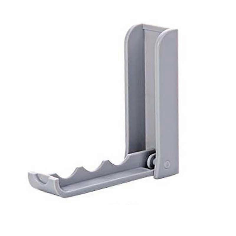 3pcs Coat hook folding door Gray color 9.5x9.2x2.8cm inside