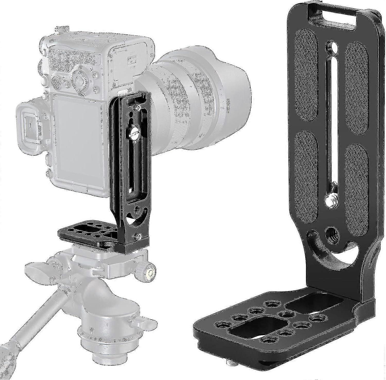 Dslr Camera L Bracket Vertical Horizontal Switching Tripod Quick Release Plate For Canon Nikon Sony Dji Osmo Ronin Zhiyun Stabilizer