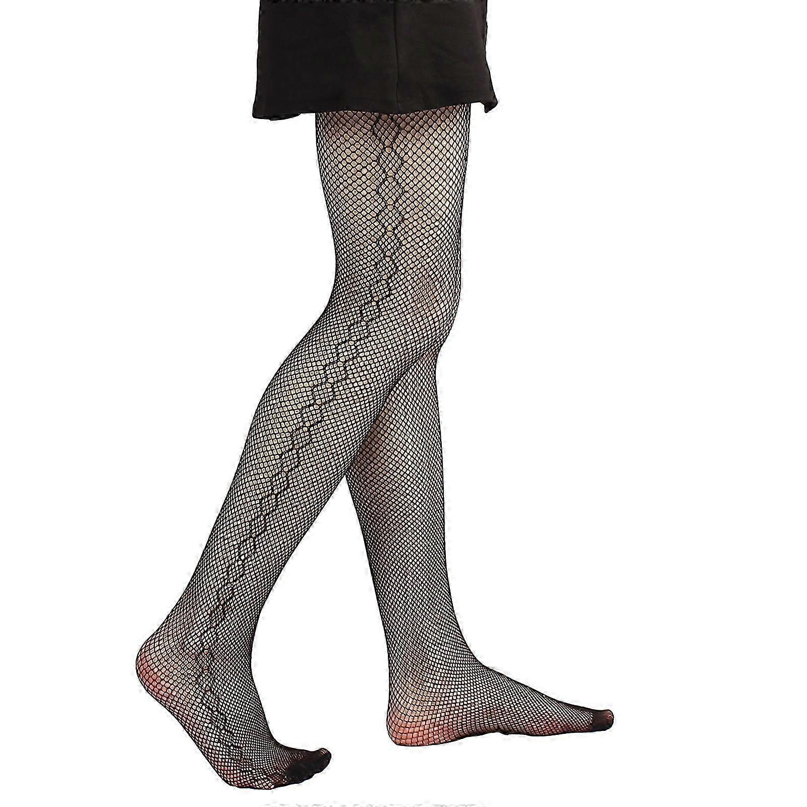 Damen Tanz Netzstrumpfhose Diamant gemustert Netzstrumpfhose Sexy Mesh Strümpfe Strumpfhose Hohe Taille Strumpfhose Geschenke