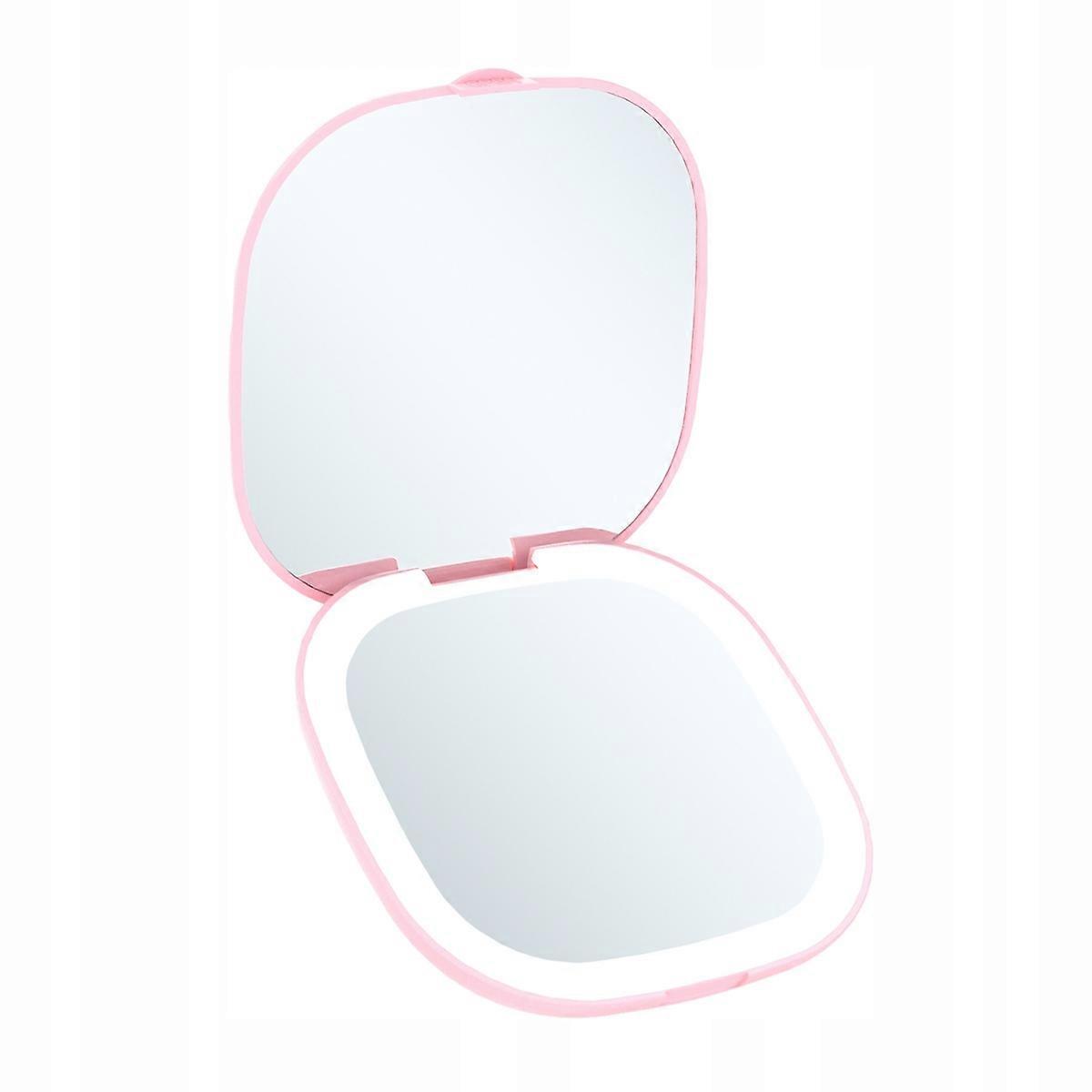 2x Magnifying Compact Led Backlit Makeup Mirror