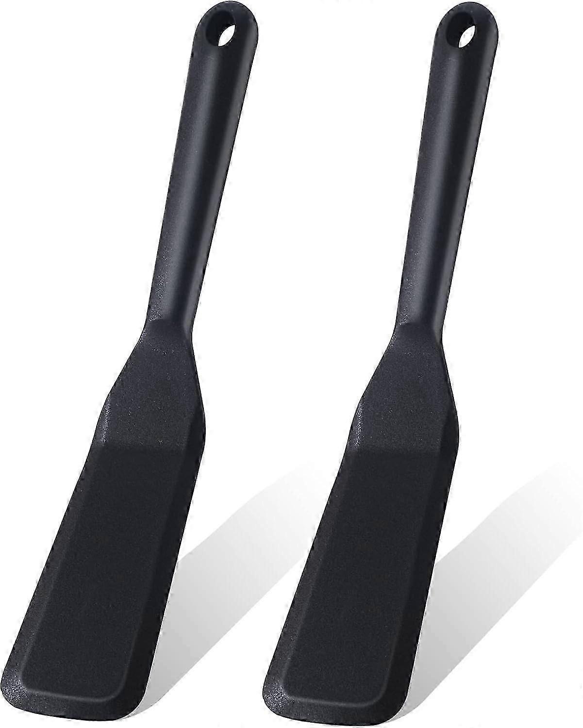 2 Pack Silicone Thin Spatula,Omelet Spatula Turner,Cooking Spatula