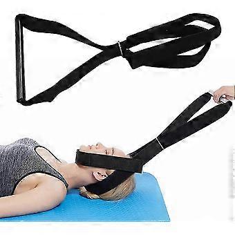 Sangle d’étirement du cou, outil de décompression chiropratique de la colonne vertébrale avec mentonnière. Dispositif de traction cervicale pour le soulagement de l’inconfort, des maux de tête-bon