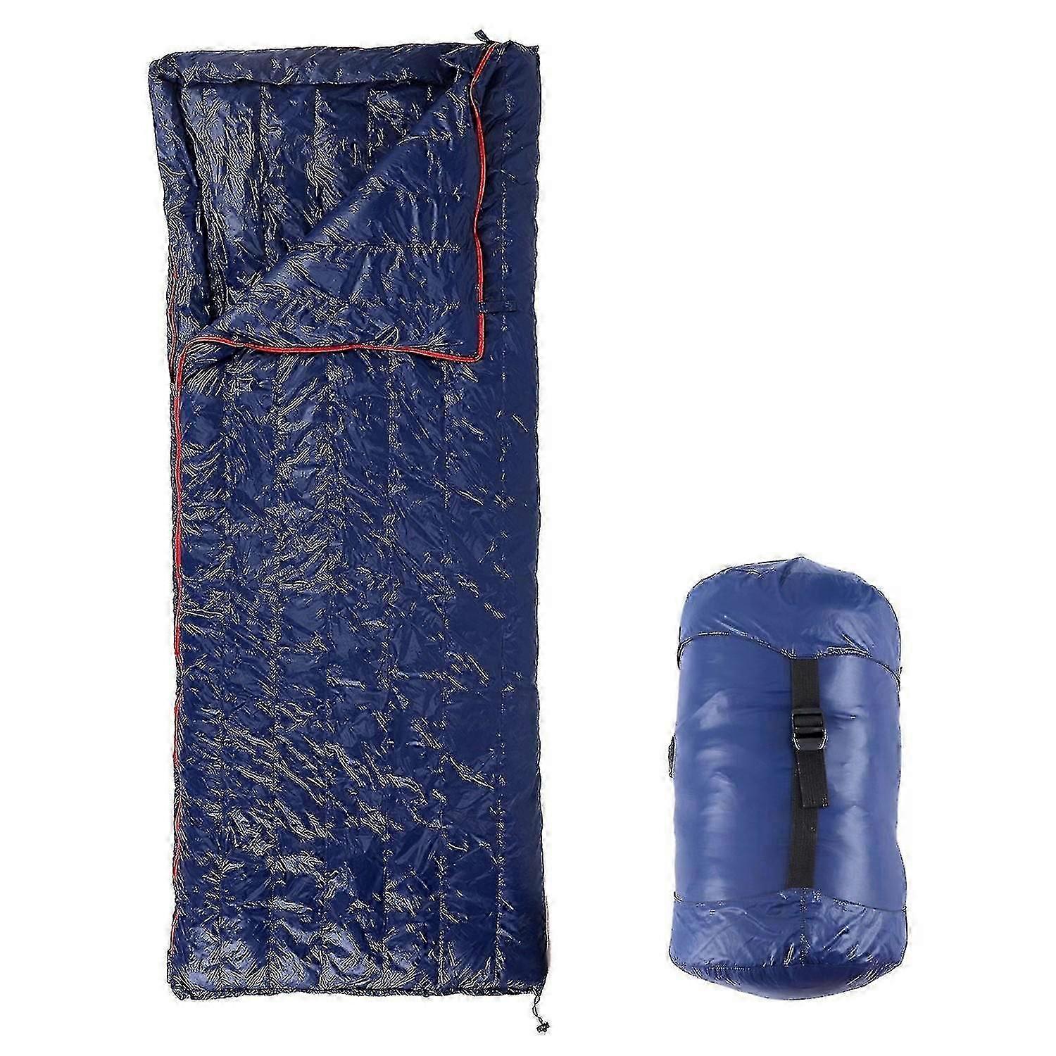 Single Ultralight Goose Down Sleeping Bag With Storage Bag For Hiking Camping Backpacking Mountainee
