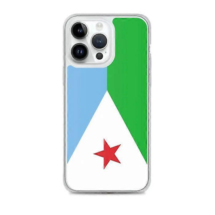 iPhone Case - Djibouti - iPhone 14 Pro Max - Soft - Multicolored - Flag Design