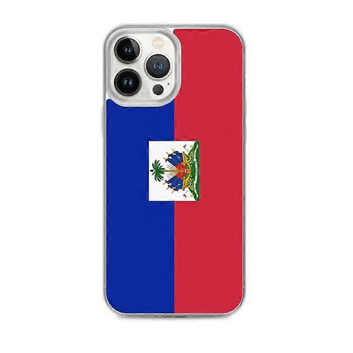 iPhone Case - Multicolor - Haiti Flag - Soft - Compatible with iPhone 13 Pro Max - Vertical