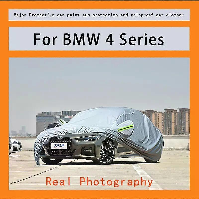 Για τη BMW 4 η σκόνη χιονιού παγετού σειράς αδιάβροχη εξωτερική προστατευτική καλύμματα αυτοκινήτων προστασίας αντι UV υπαίθρια αντανακλαστικά για τον ήλιο
