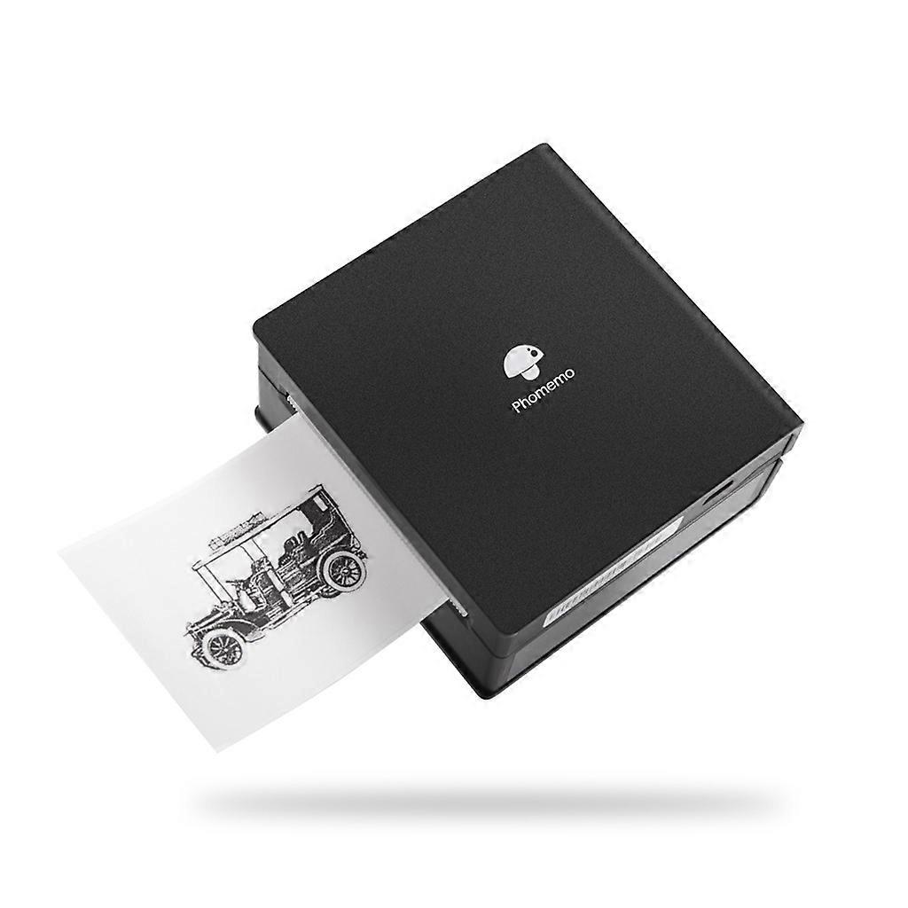 Mini Thermal Printer, Portable Pocket Printer, Mobile Wrong Question Printer Barcode Mini Printer Photo Printing  Black