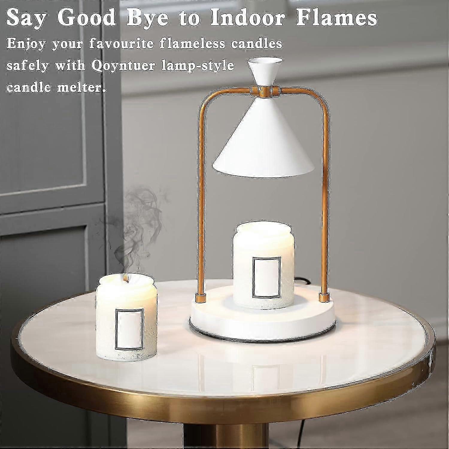 Candle Warmer Lamp With Timer, Dimmable Candle Light Electric Candle Warmer Compatible With Various