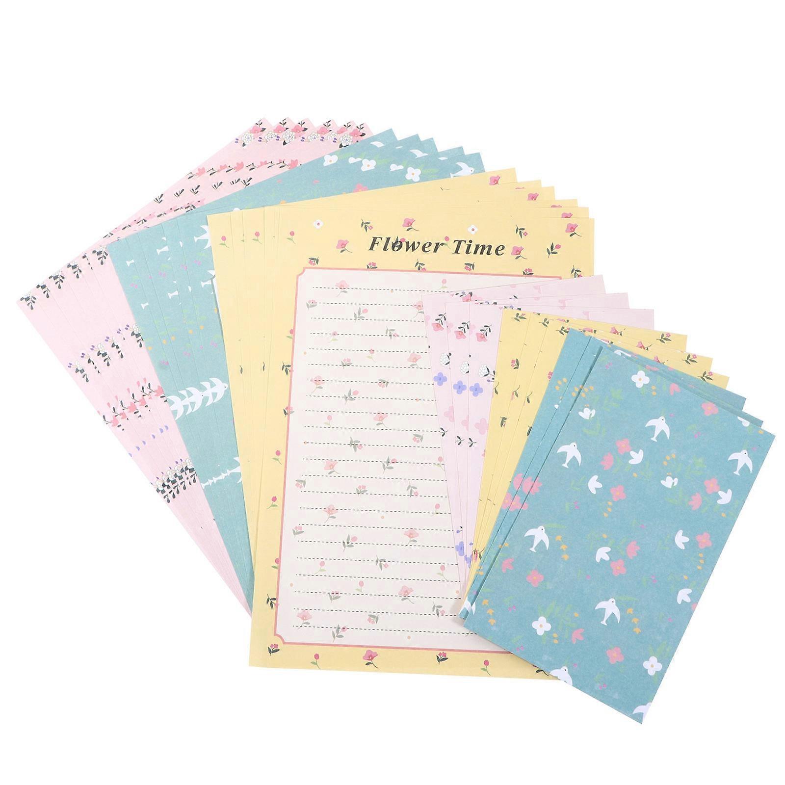 Here's a refined and appealing product description based on your input:

   

**6 Sets Floral Writing Stationery Envelope Set – Beautiful Designs for