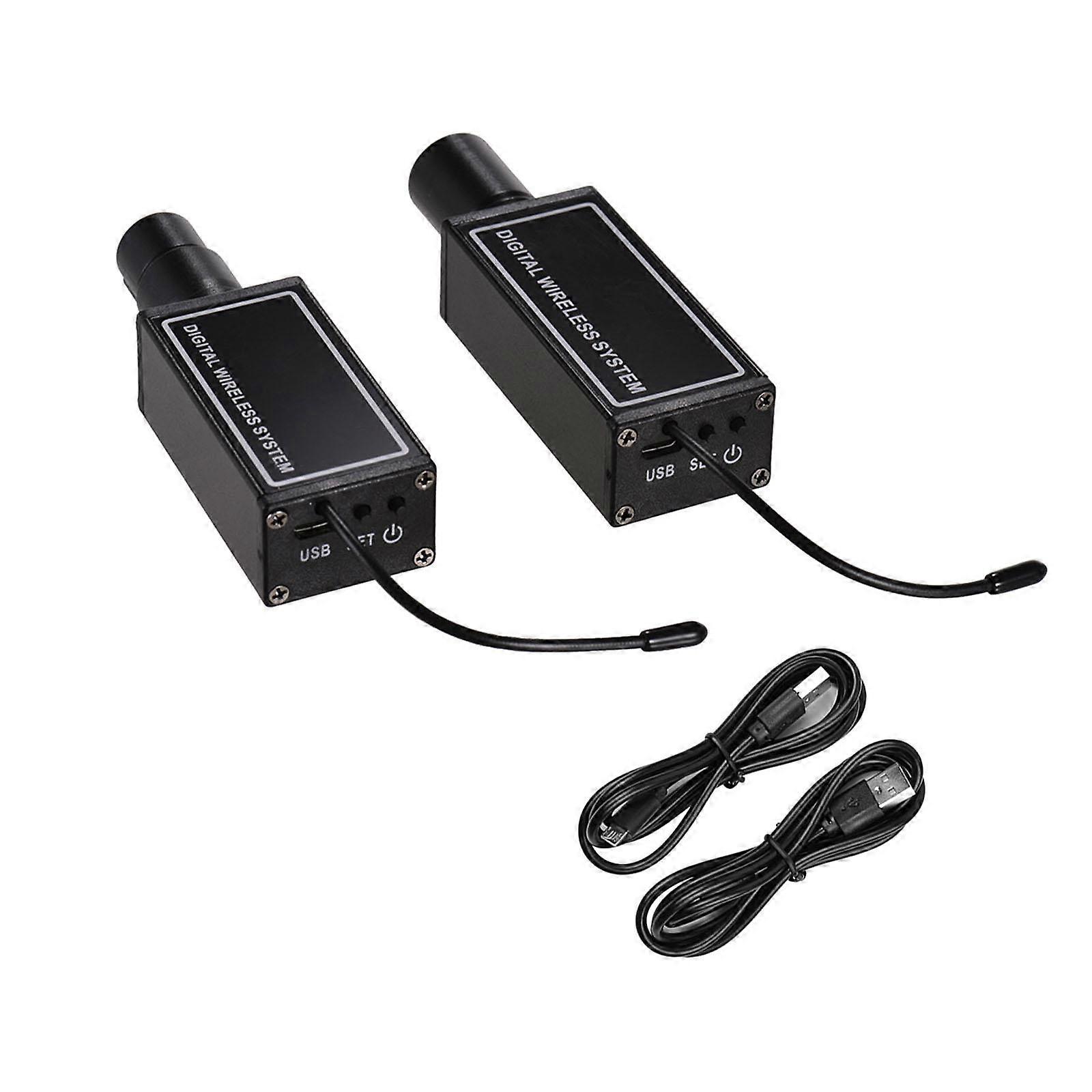 Mikrofonsystem mit digitalen Empfängern und Sender für Interviews