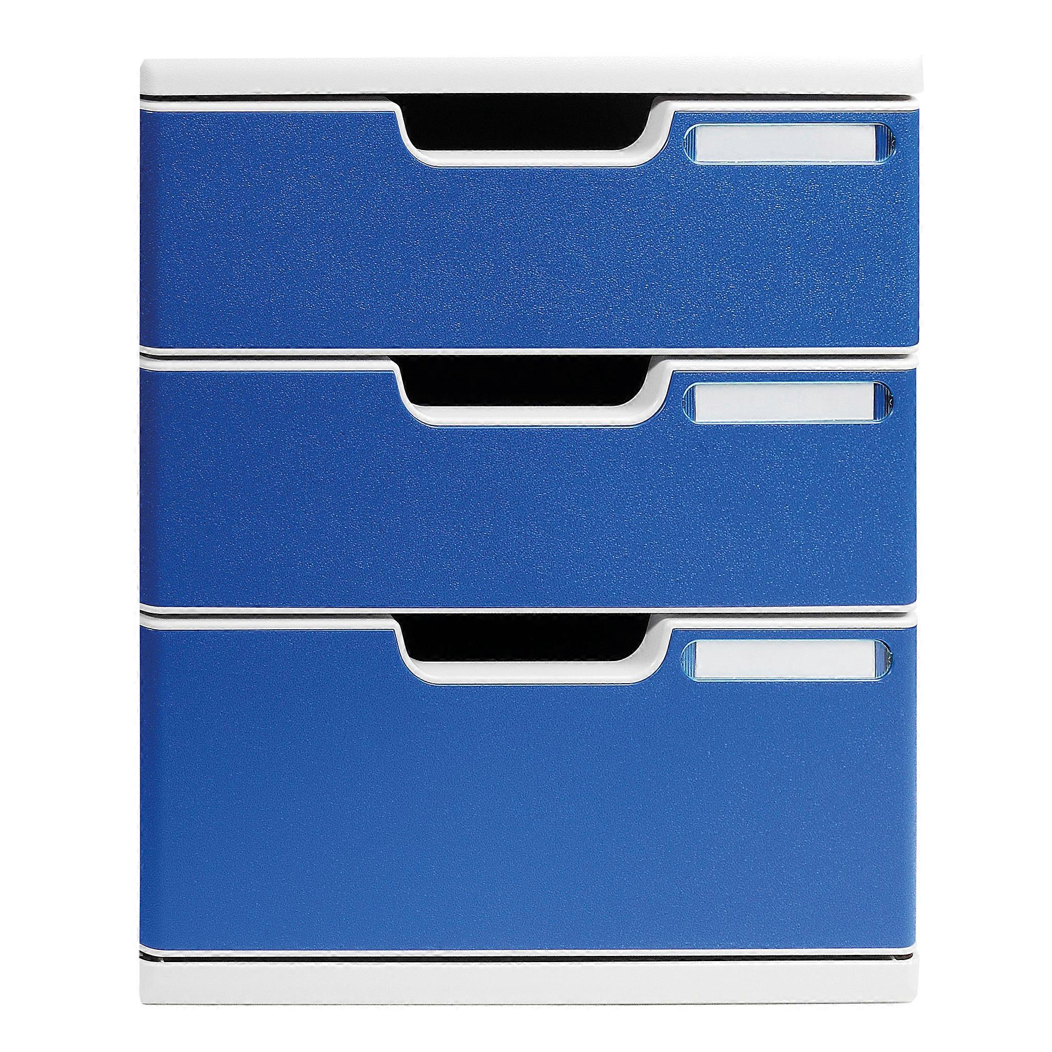 Exacompta 325003D MODULO A4 (3 drawers) light grey/blue - Blue