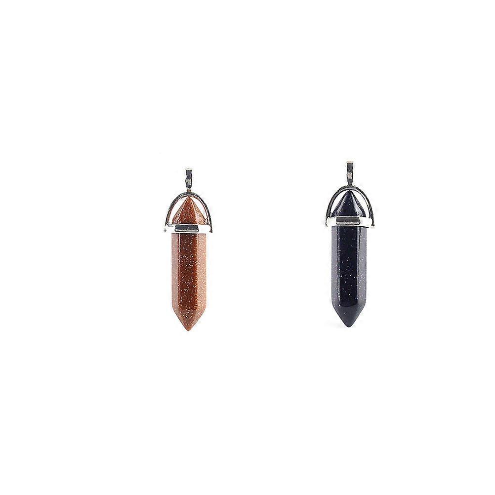 Artisanal Hexagonal Crystal Charms Pendant for Jewelry Projects