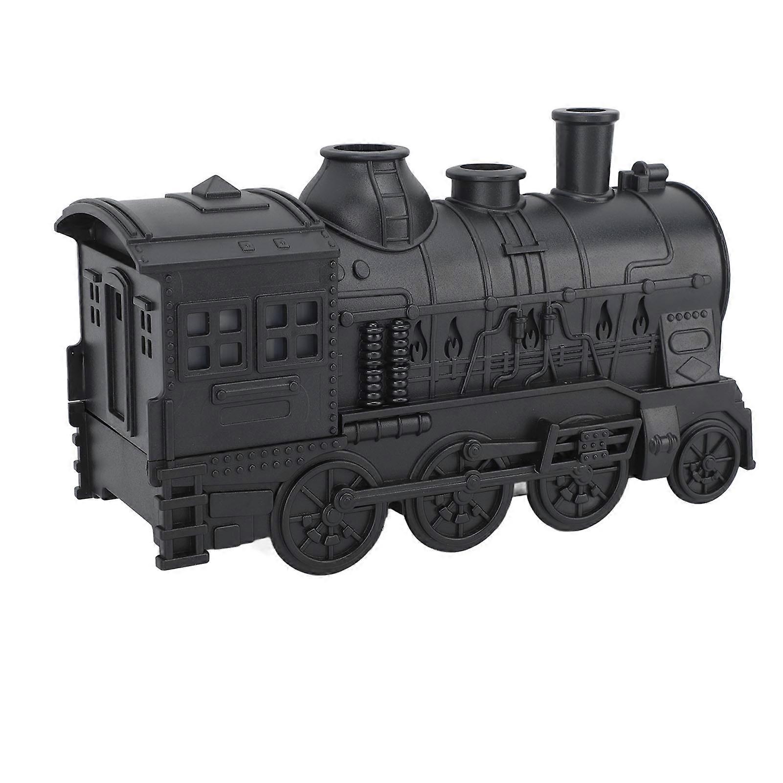 Essential Oil Diffuser 300ml Train Shape 2 Lighting Modes Aromatherapy Cool Mist Humidifier with Remote Control for Bedroom Office Desktop