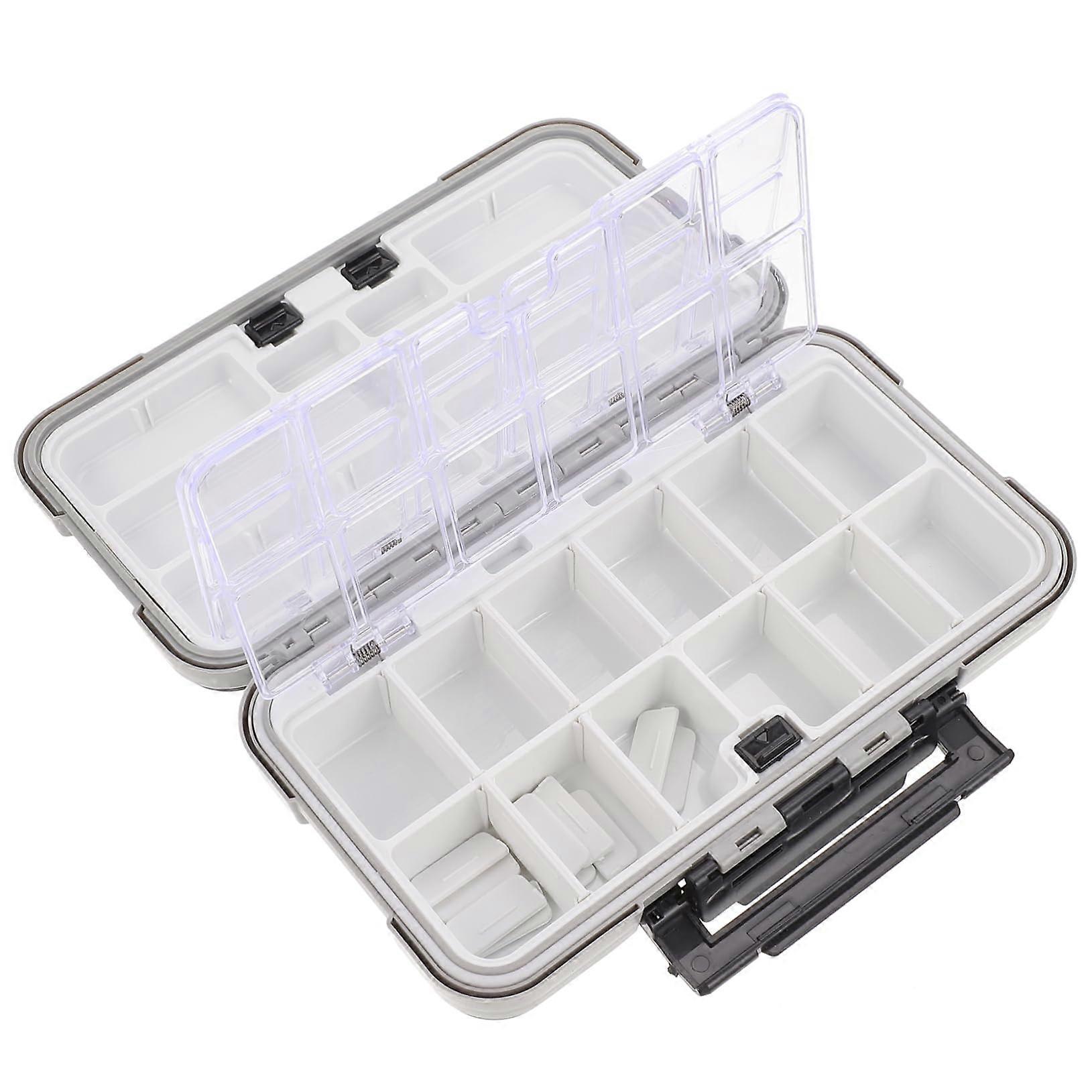 1 piece fishing box with waterproof design multifunctional storage for bait and hooks and portable for anglers and outdoor activities robust material
