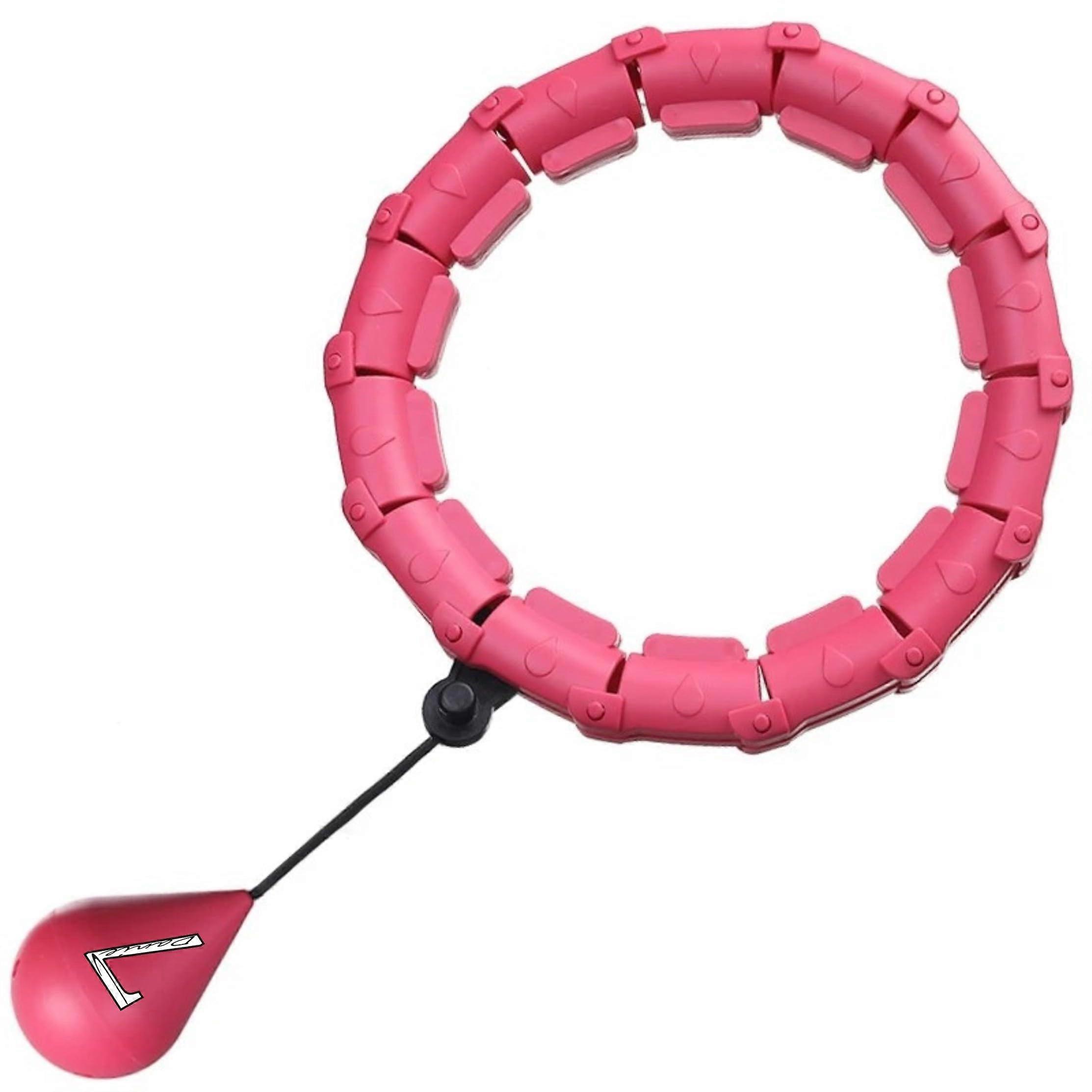 Fitness Smart Weighted Hula Hoop – adjustable, portable, perfect for core training.