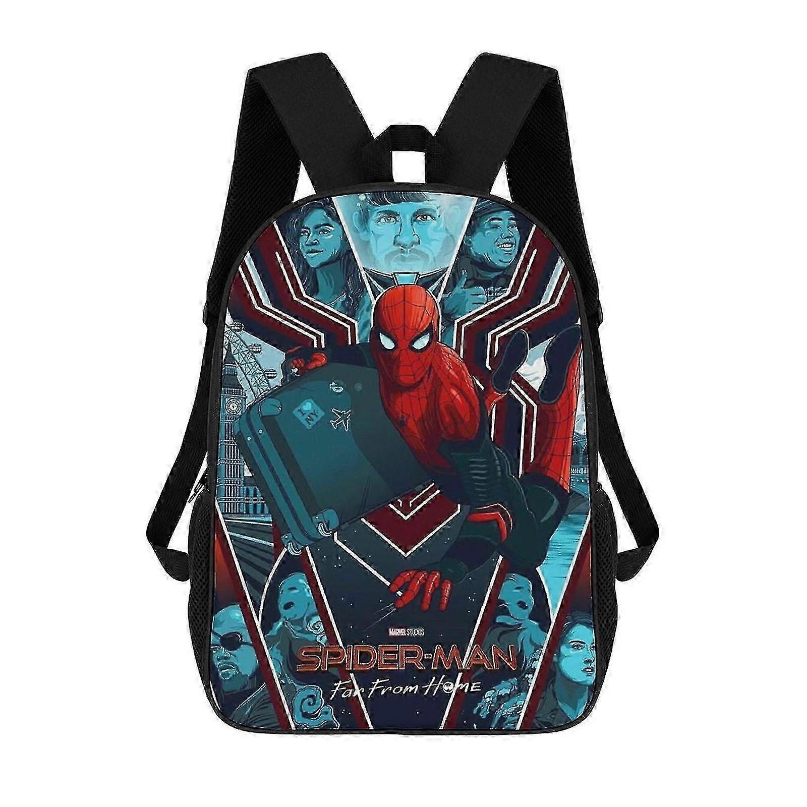 תיק גב בהשראת ספיידרמן לבנים ולבנות, מושלם לציוד לבית הספר ואביזרים יצירתיים לילדים