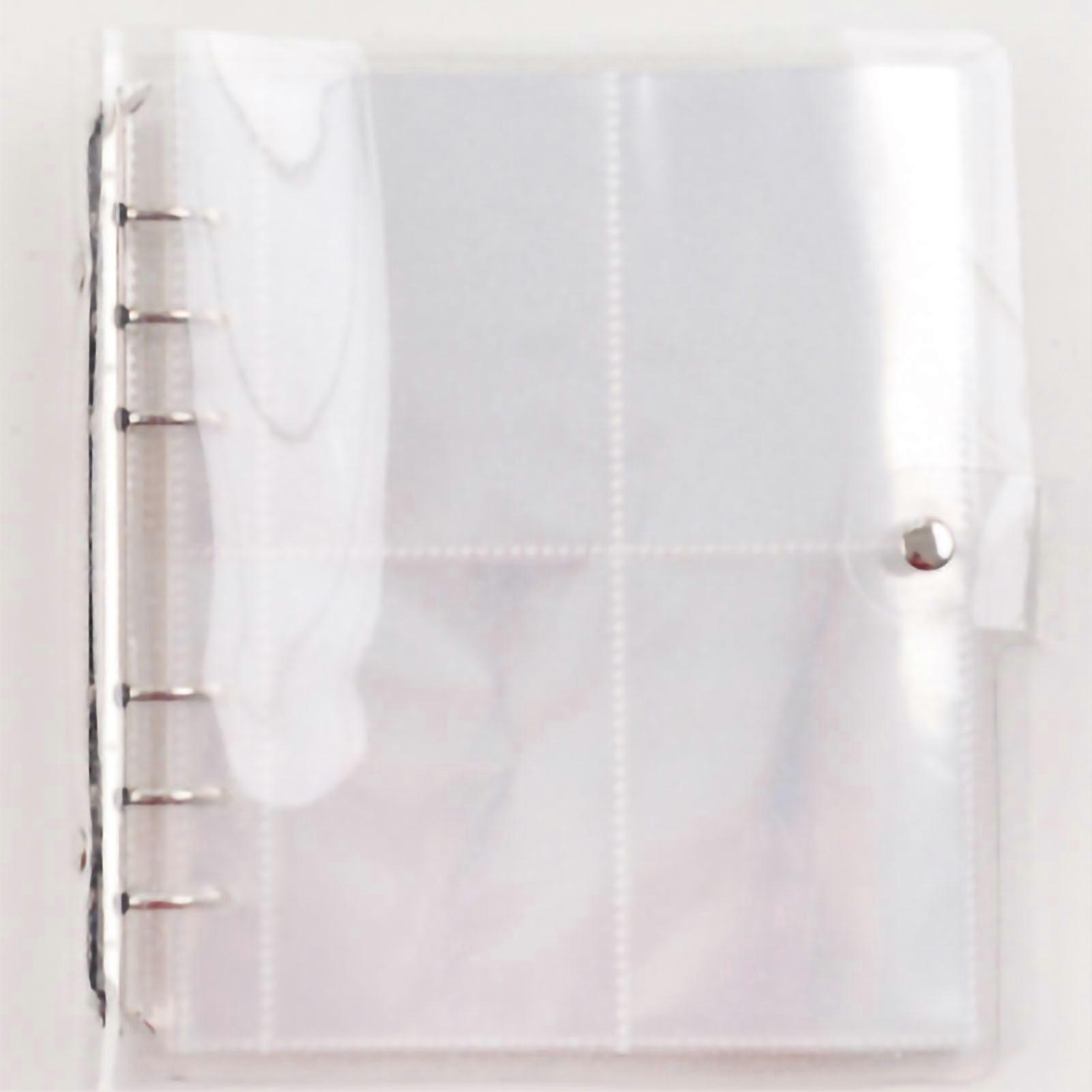 Portable Transparent Jelly Color Photo Album | Large Capacity, Holds 100 Photos, 5-Inch