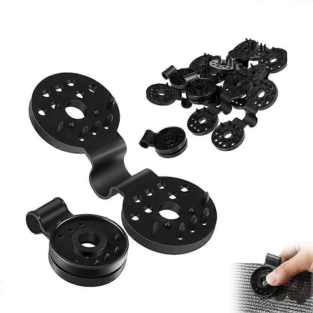 Plastic Clips for Protective Cloth, Special Clip with Eyelet, Mounting Clips for Fence Screen, Shade Net, Wind Protection Fabric (Pack of 40) 40 Items
