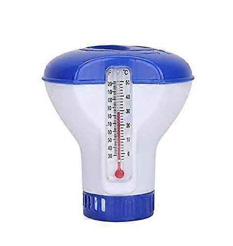 Chlorine Dosing Float 5 Inch with Thermometer for Indoor and Outdoor Pools