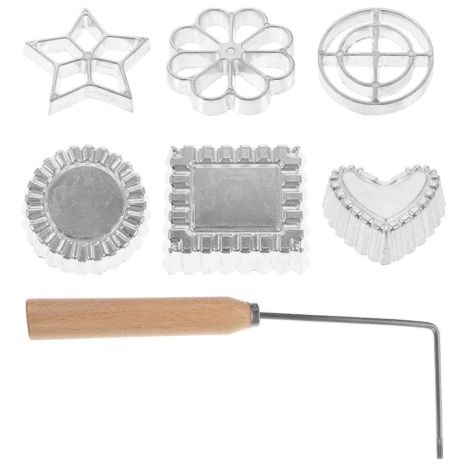 Non Stick Timbale Mold Set for Fried Snacks, Dishwasher Safe & Corrosion Resistant Kitchen Accessory for Home, Restaurant, and Snack Bars