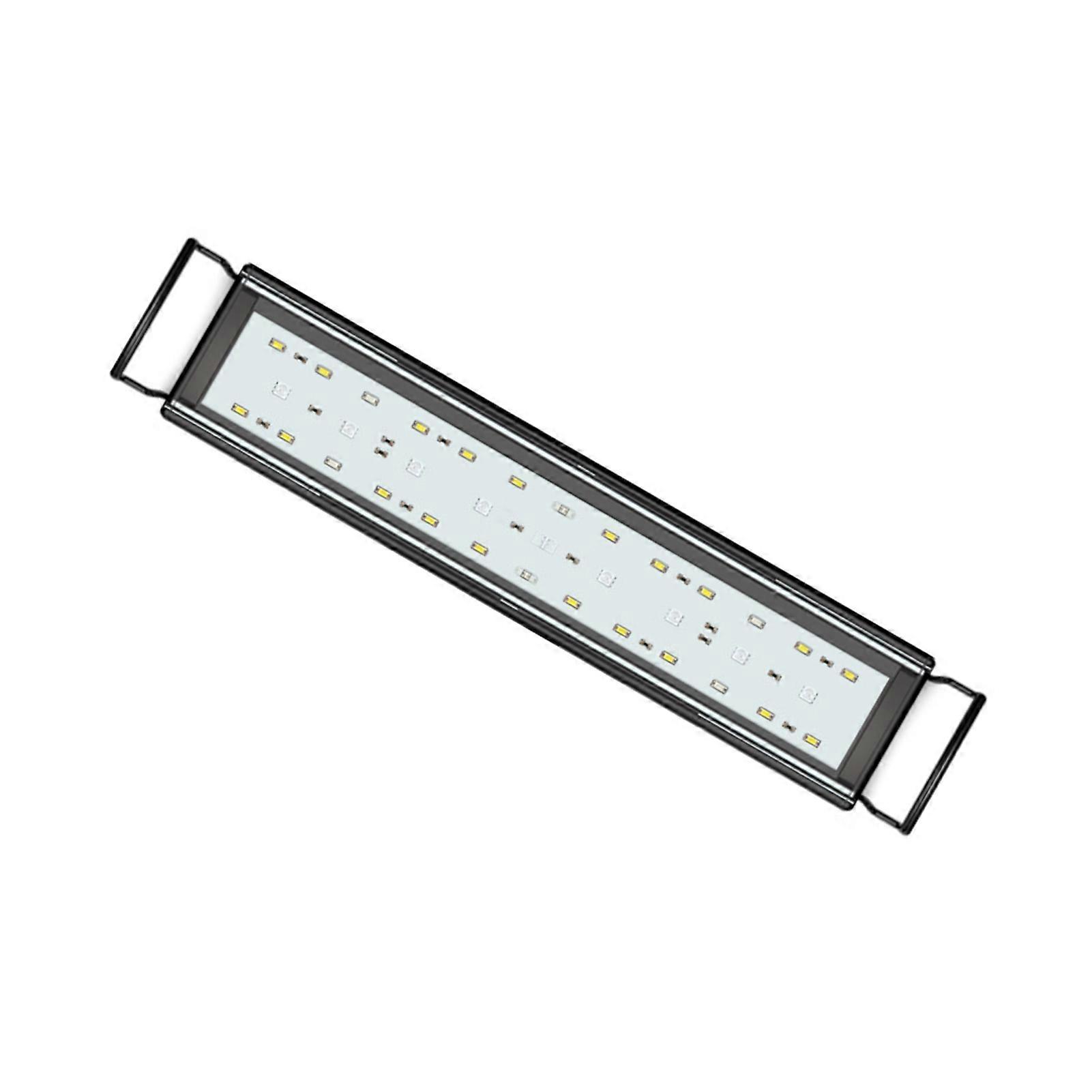 24/7 Lighting Full Spectrum Aquarium Light 18W LED Fish Tank Light with Extendable Bracket Adjustable Timer Brightness with External Controller for F