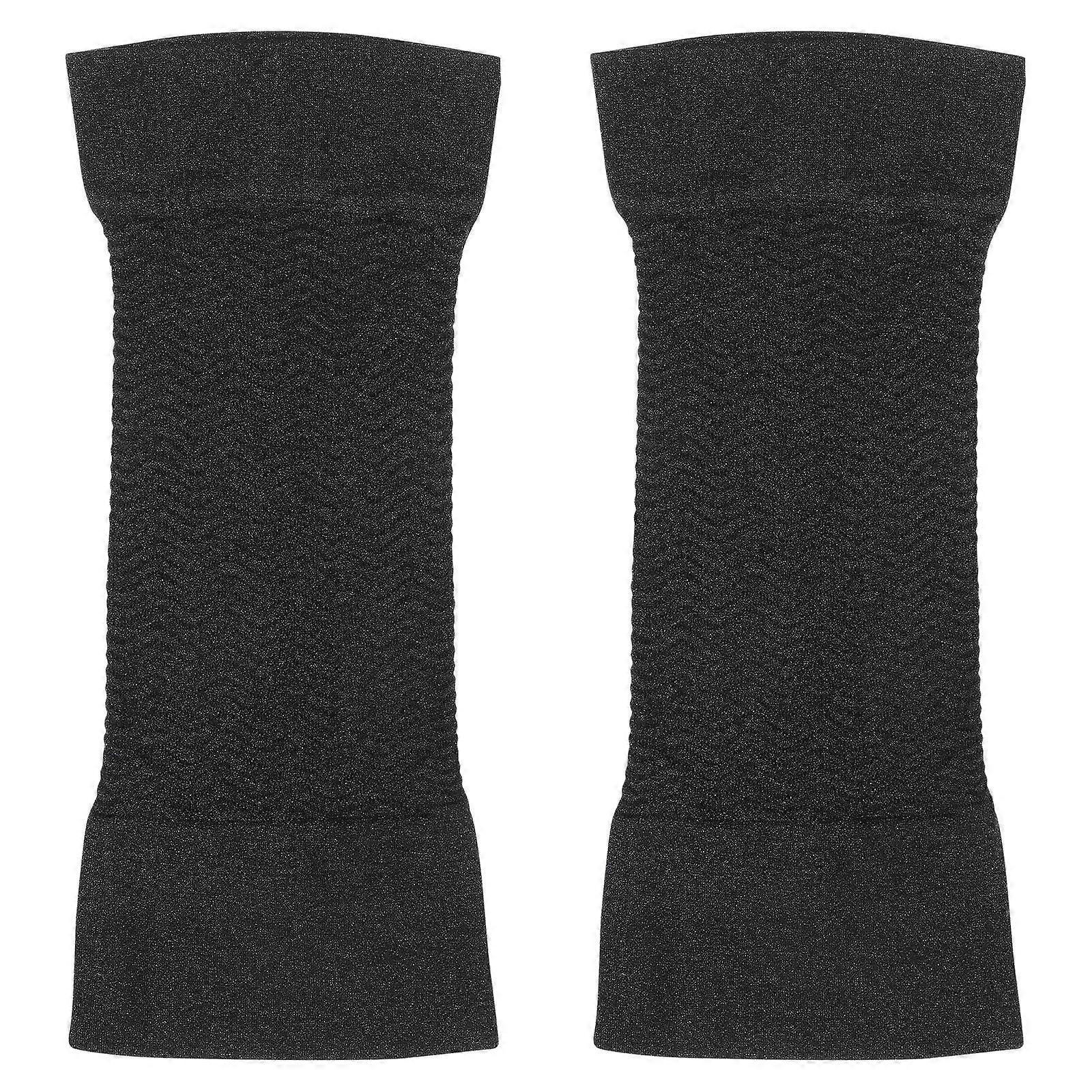 Upper Arm Compression Sleeve Muscle Shaping Workout Slimming Black 1Pair
