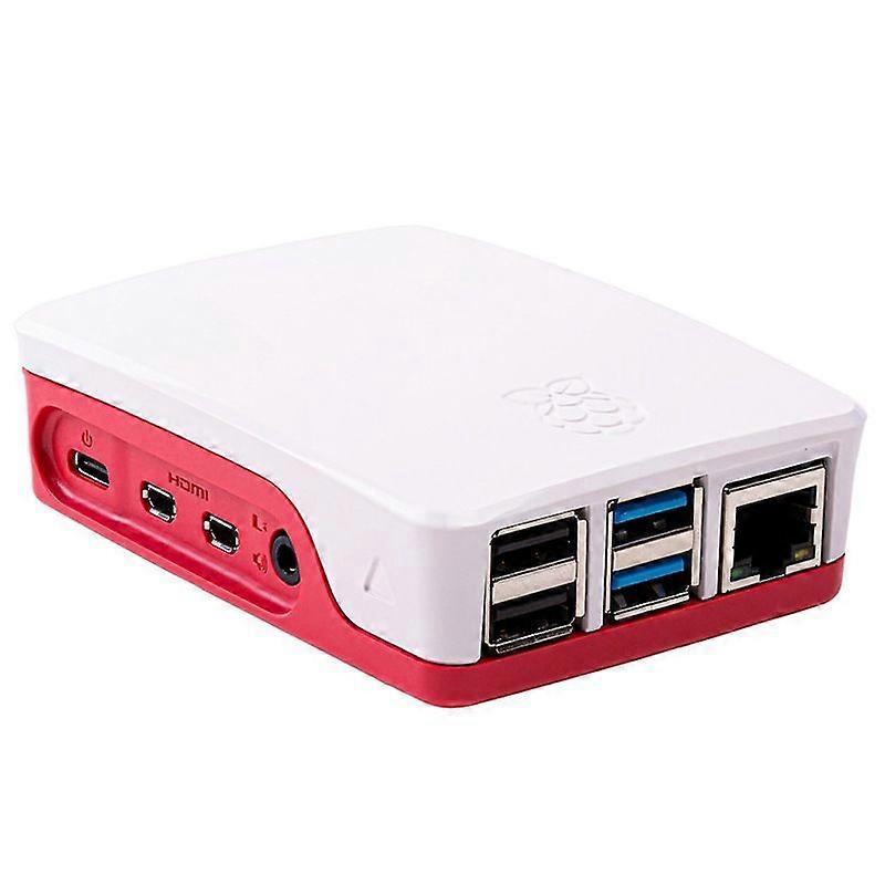 Raspberry Pi 4B Case Classic Red and White