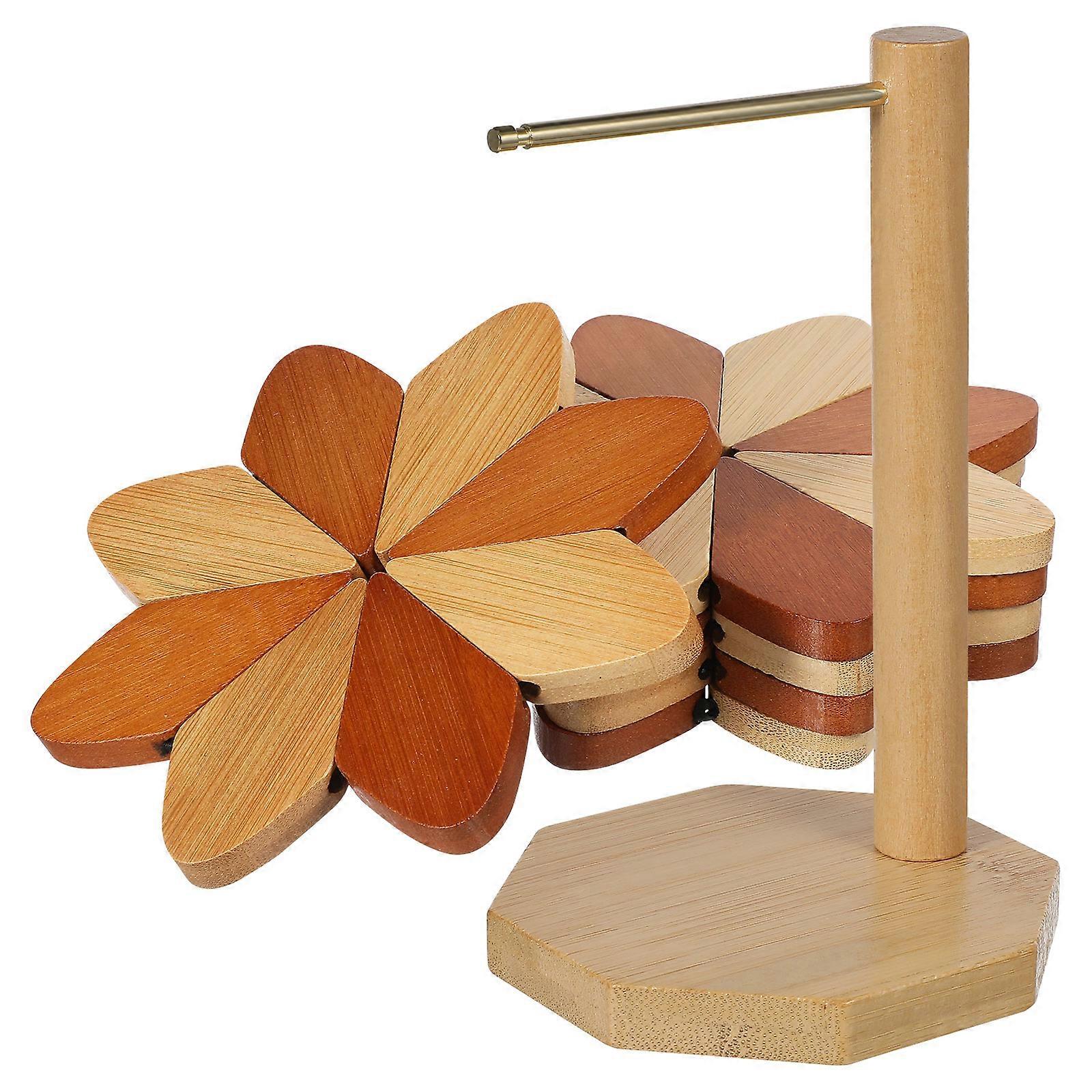 Dish Mats For Kitchen Counter Trivet Pads Windmill Shaped Protect Countertop 22.00X15.50X9.50CM Heat Resistant 1 Set