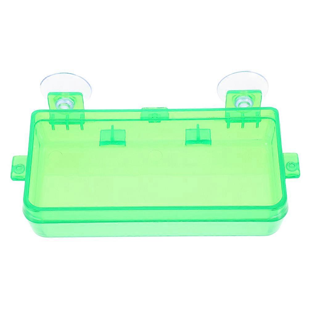 Reptile Water Dish Escape Prevention Feeding Cup Suction Cup Function Plastic 1Set